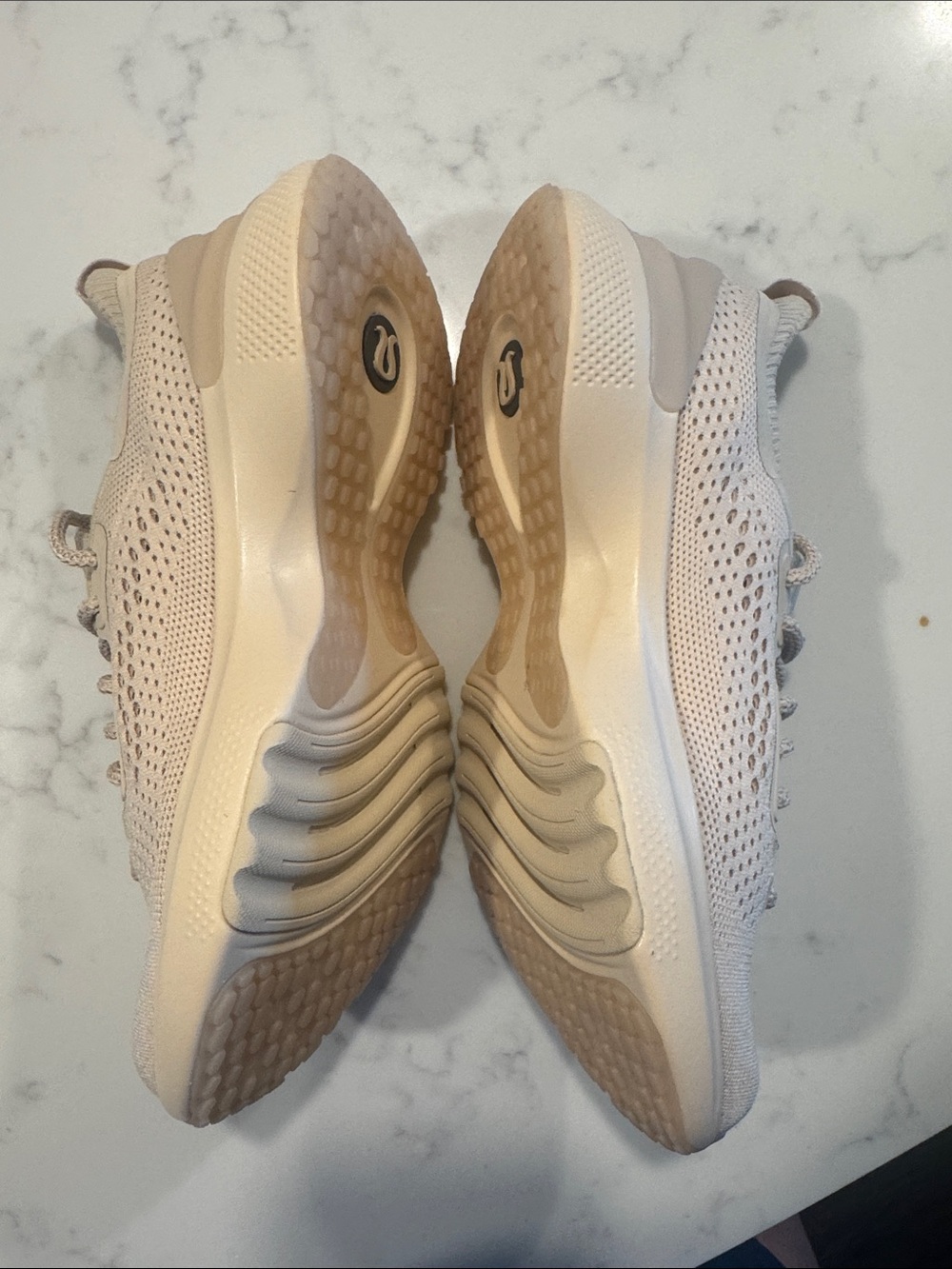 Lululemon Light Beige chargefeel 3 Running Sneakers - Picture 2 of 7